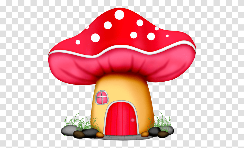 Red Mushroom Mushroom Fairy House Drawing, Toy, Plant, Food, Agaric Transparent Png