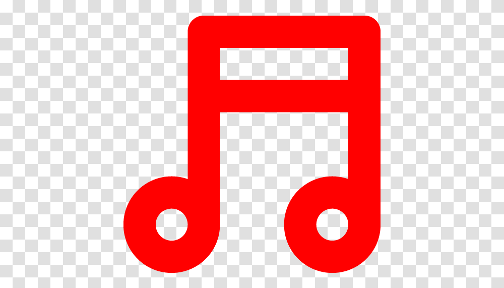 Red Music Note Icon Free Red Music Note Icons Note Music Blue Color, Label, Text, Number, Symbol Transparent Png
