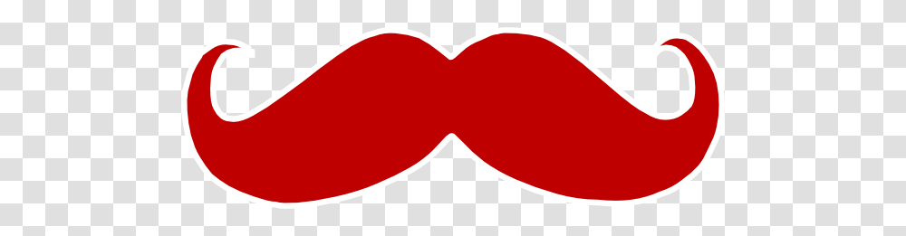 Red Mustache Clip Art, Heart, Label Transparent Png