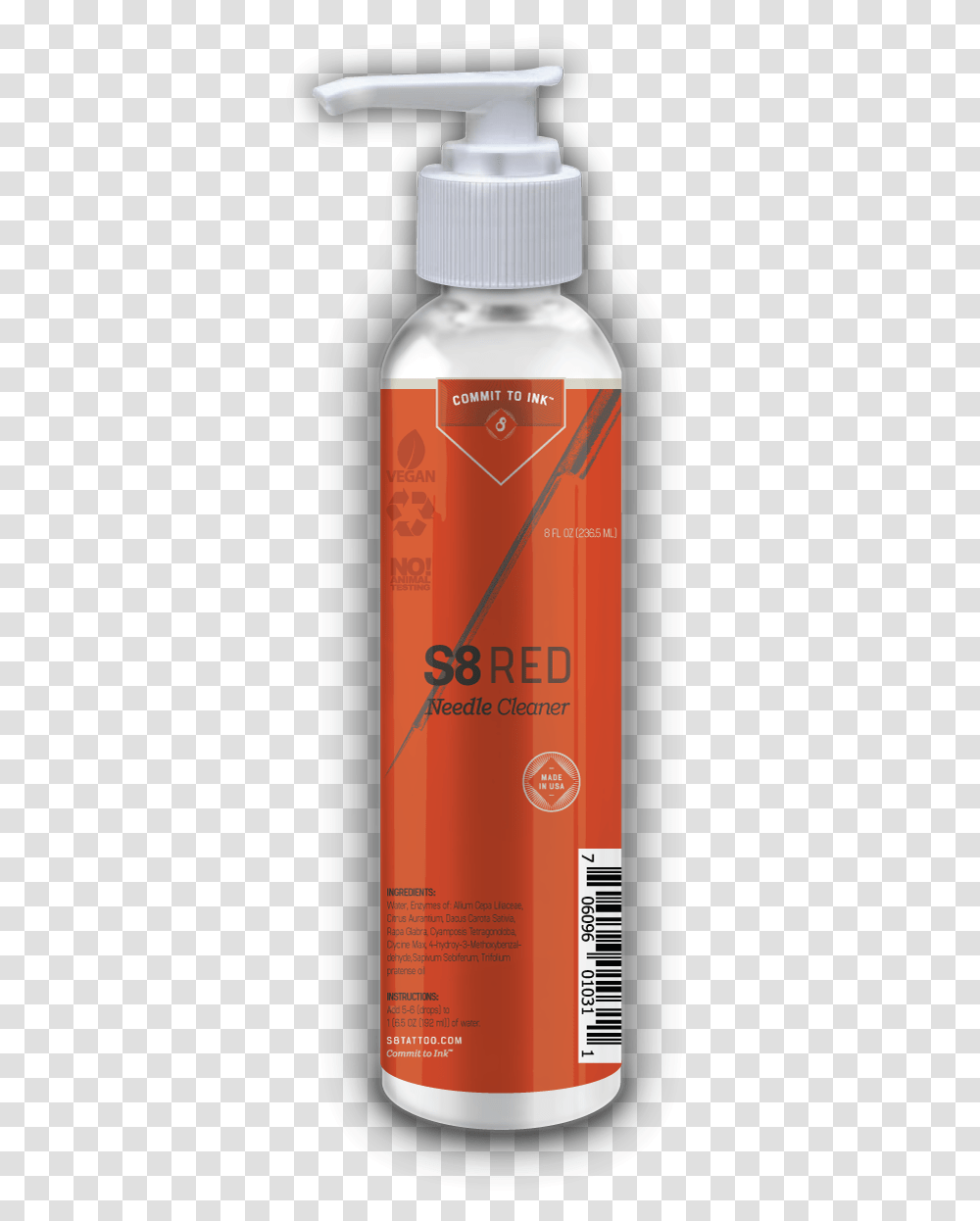 Red Needle Cleaner Vodka, Bottle, Tin, Can, Shaker Transparent Png