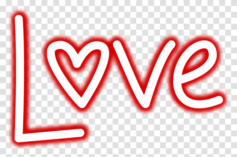 Red Neon Love Freetoedit Ftestickers Remixit Heart, Dynamite, Bomb, Weapon Transparent Png