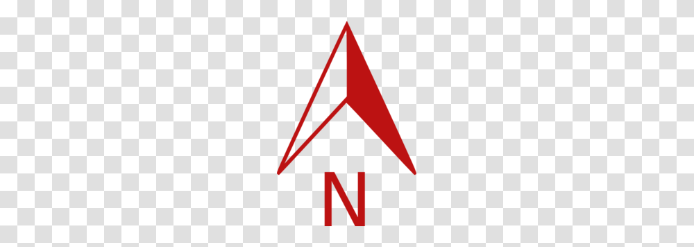 Red North Arrow Clip Art, Triangle, Arrowhead Transparent Png