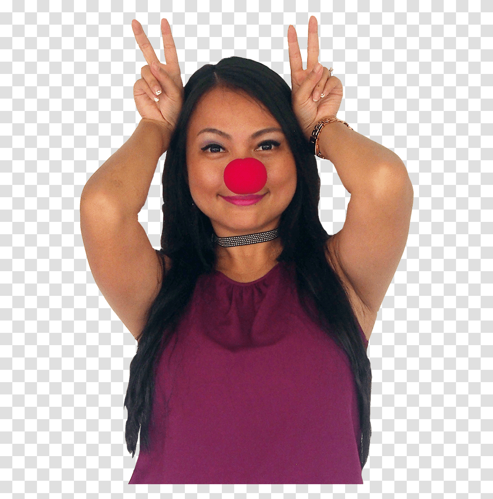 Red Nose, Performer, Person, Human, Leisure Activities Transparent Png