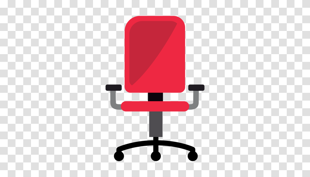 Red Office Chair Clipart, Furniture, Cushion Transparent Png