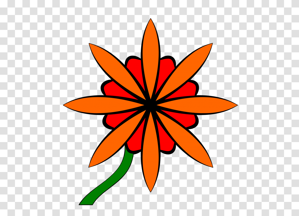 Red Orange Flower Icons, Plant, Leaf, Blossom, Pattern Transparent Png