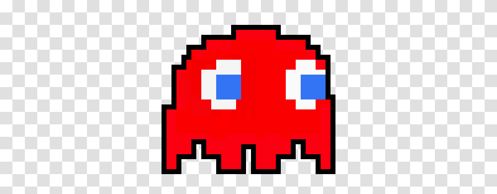 Red Pacman Ghost Pixel Art Maker, First Aid, Pac Man Transparent Png