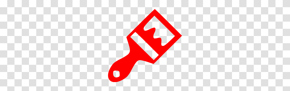 Red Paint Brush Icon, Logo, Trademark Transparent Png