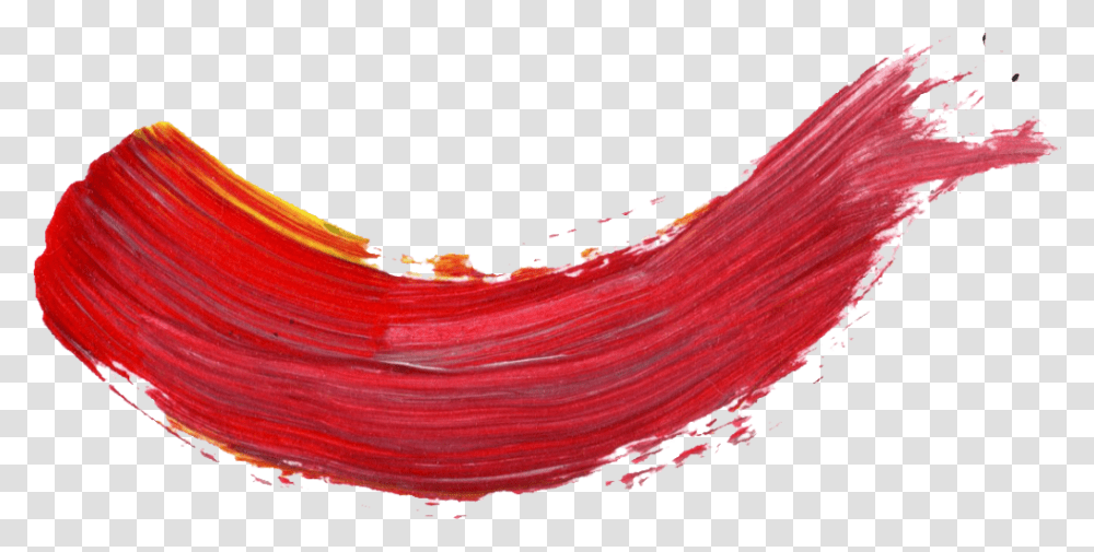Red Paint Brush Stroke, Outdoors, Pattern, Nature Transparent Png