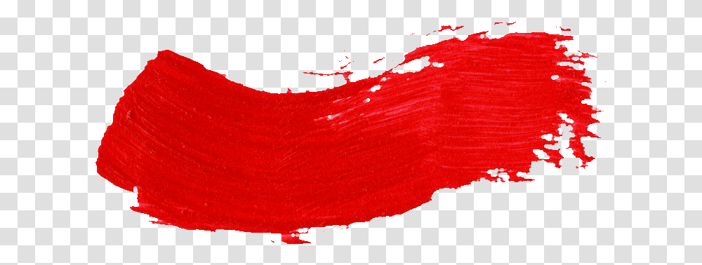 Red Paint Brush Stroke Art, Rug, Nature, Plant, Outdoors Transparent Png