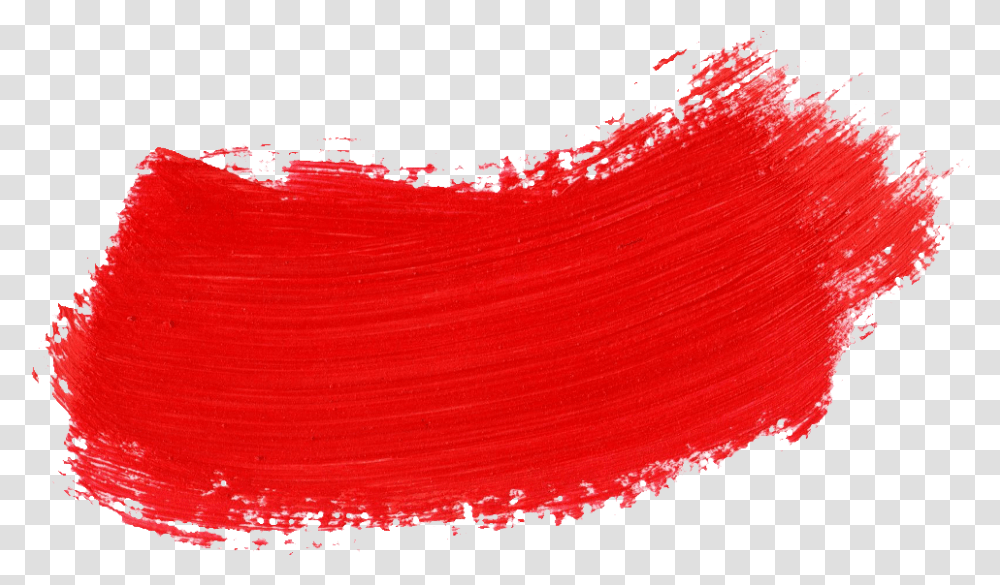 Red Paint Brush Stroke Red Brush Stroke, Graphics, Art, Stain, Birthday Cake Transparent Png
