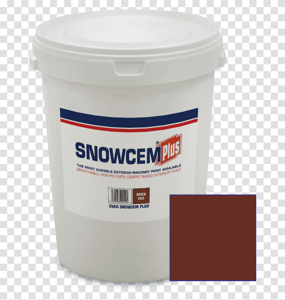 Red Paint Bucket Plastic, Paint Container, Milk, Beverage, Drink Transparent Png