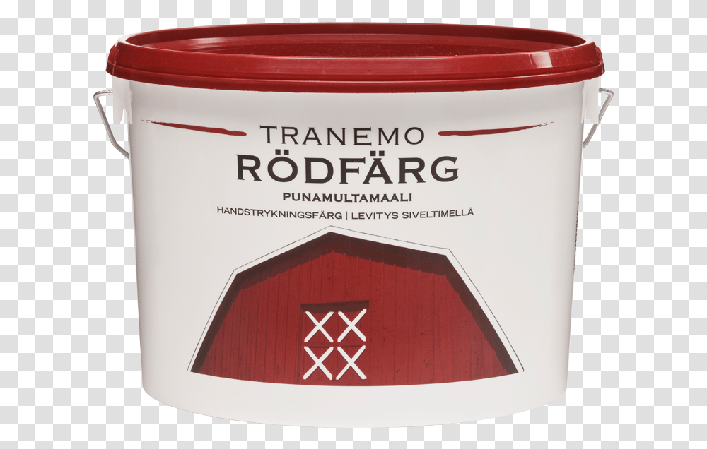 Red Paint Bucket Plywood, Label, Soil, Food Transparent Png