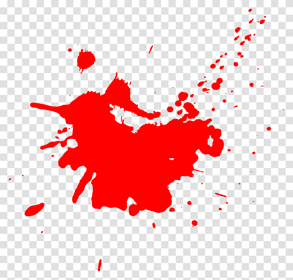 Red Paint Splash Red Paint Splatter, Stain Transparent Png