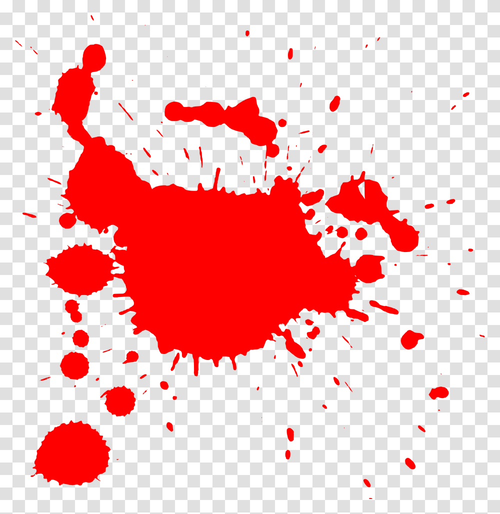 Red Paint Splashes, Stain, Plot Transparent Png
