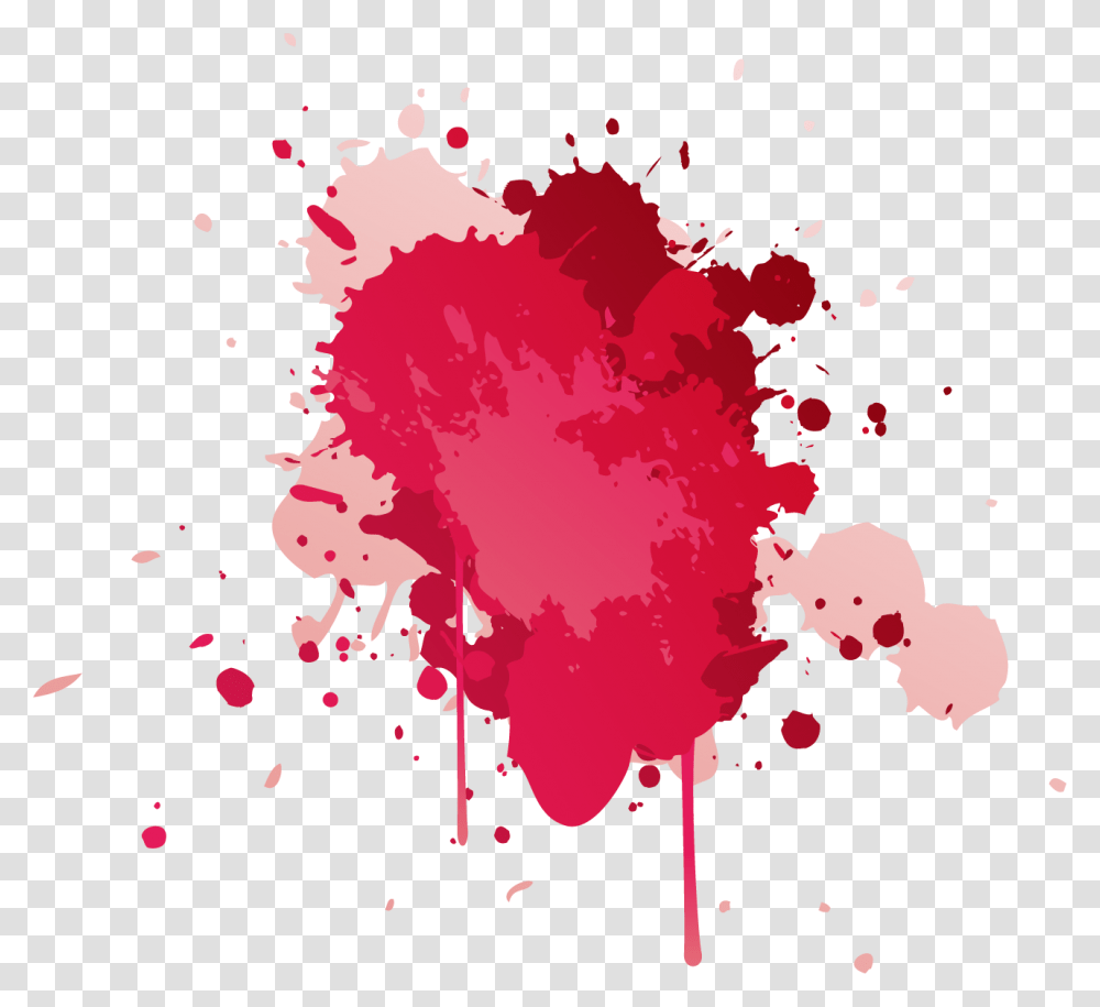 Red Paint Splatter, Stain, Plot Transparent Png