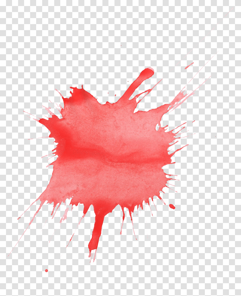 Red Paint Splotch, Poster, Advertisement, Stain, Flower Transparent Png