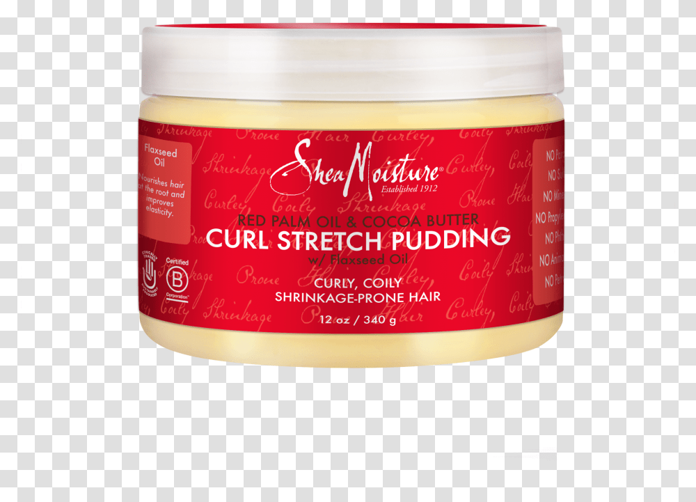 Red Palm Oil Amp Cocoa Butter Curl Stretch Pudding Shea Moisture Curl Stretch Pudding 12 Oz, Mayonnaise, Food, Plant Transparent Png