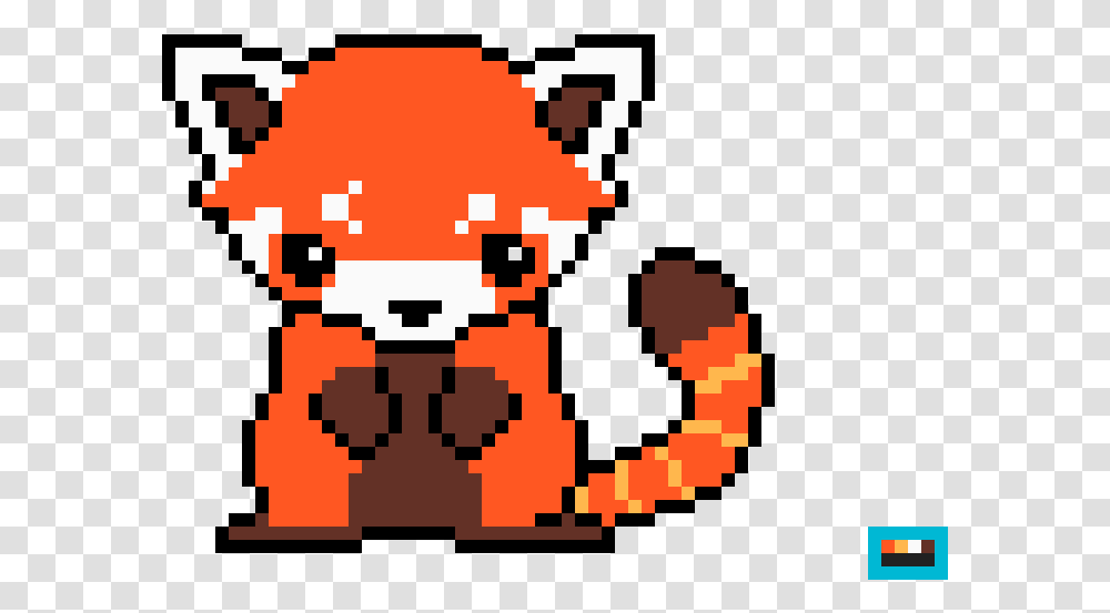 Red Panda By Reox320 8 Bit Red Panda, Rug, Super Mario Transparent Png