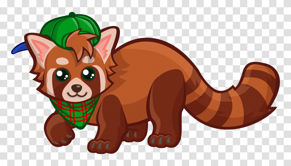 Red Panda Clipart Red Panda Animated Tail, Mammal, Animal, Wildlife, Pig Transparent Png