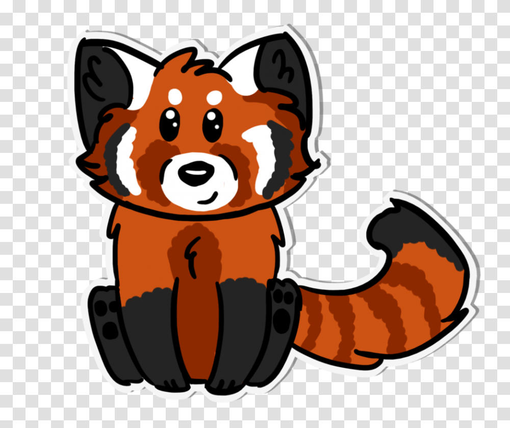 Red Panda Sticker Chibi, Mammal, Animal, Wildlife, Beaver Transparent Png