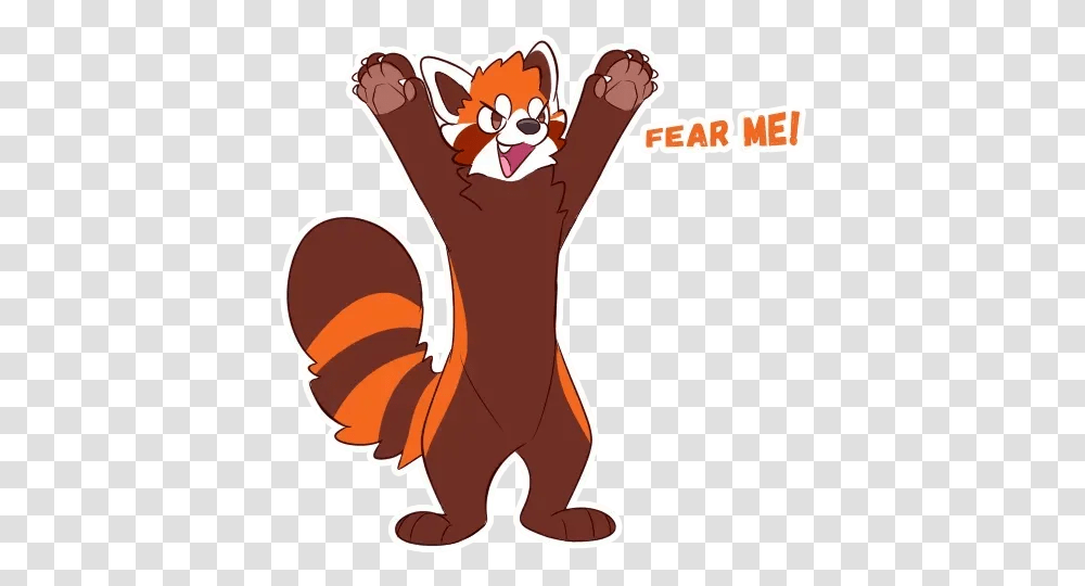 Red Panda Whatsapp Stickers Stickers Cloud Cartoon, Mammal, Animal, Hand, Text Transparent Png