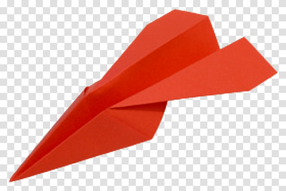 Red Paper Plane, Origami, Paper Towel, Tissue Transparent Png