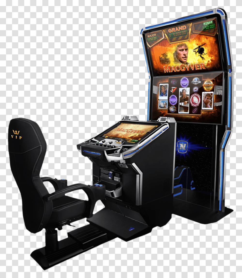 Red Particles, Arcade Game Machine, Chair, Furniture, Video Gaming Transparent Png