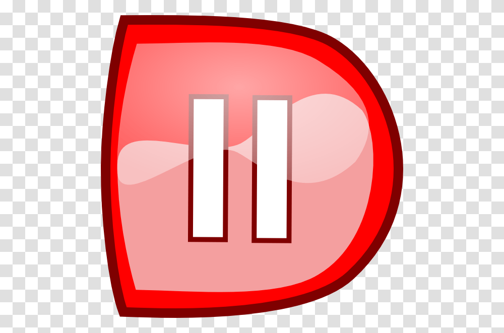 Red Pause Button Svg Clip Arts Clip Art, Number, Logo Transparent Png