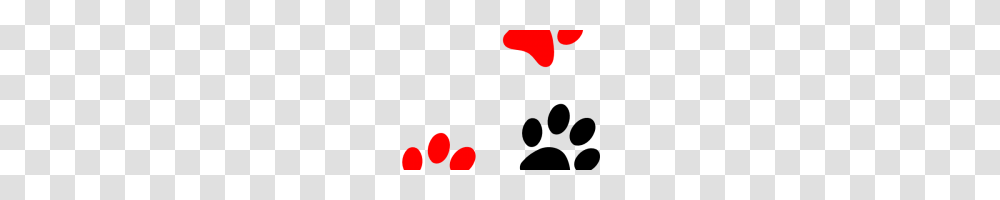 Red Paw Print Red Paw Print Red Panther Paw Clipart Clip Art, Logo Transparent Png