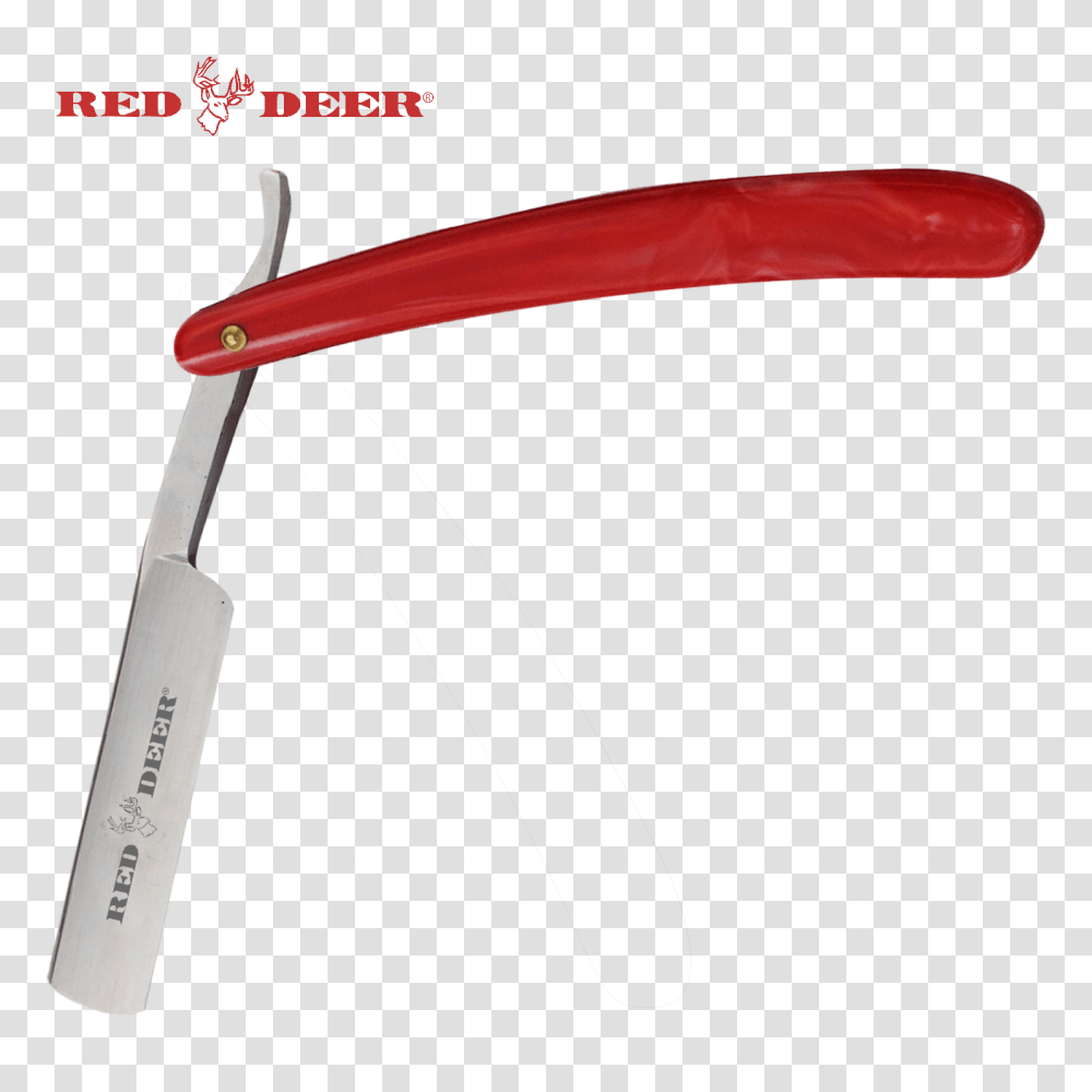 Red Pearl Red Deer Shaving Barber Vintage Straight Razor Panther, Alphabet Transparent Png