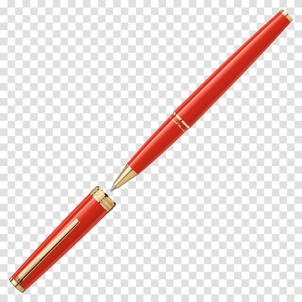 Red Pen Montblanc, Tool, Brush, Silhouette Transparent Png