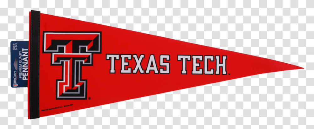 Red Pennant Double T Texas Tech Texas Tech Pennant Flags, Sport, Sports, Team Sport Transparent Png
