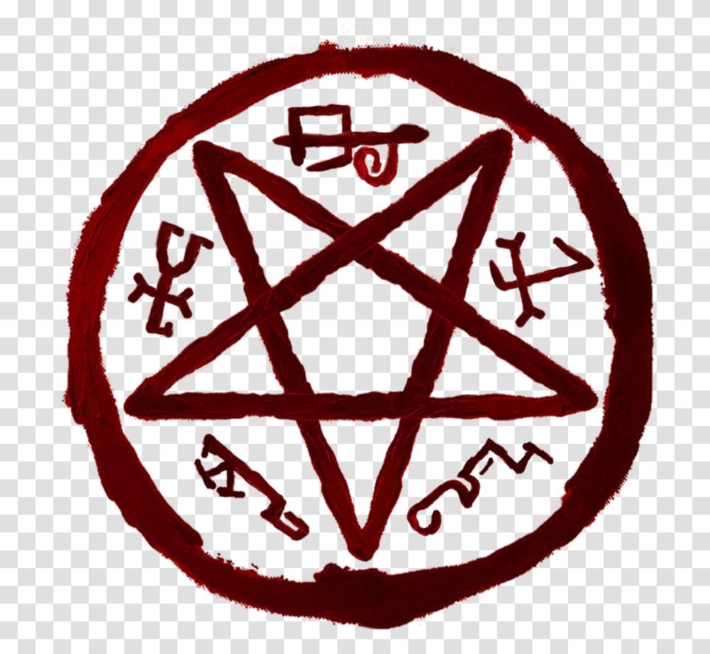 Red Pentagram No Background Pentagram, Star Symbol, Rug, Emblem Transparent Png