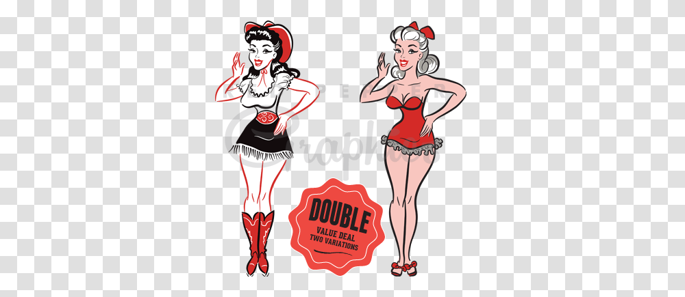 Red Pepper Graphics Vintage Style Clipart Graphics Vintage, Performer, Person, Leisure Activities Transparent Png