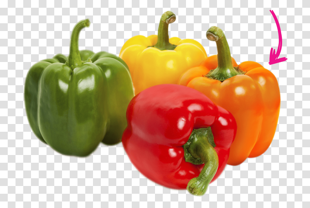 Red Pepper Peppers Green Red Yellow Orange, Plant, Vegetable, Food, Bell Pepper Transparent Png