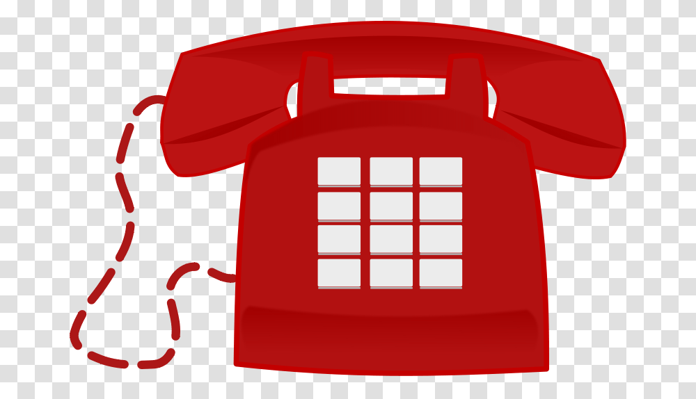 Red Phone Clipart Retro Kitchen Food Household Clip Art And New, Electronics, Mailbox, Letterbox, Dial Telephone Transparent Png
