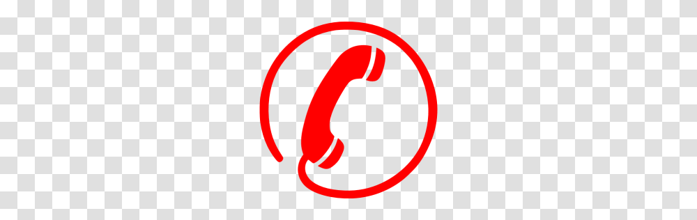Red Phone Icon, Logo, Trademark Transparent Png