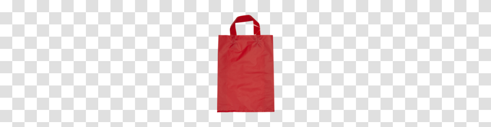 Red Plastic Bag With Soft Handle, Shopping Bag, Vest, Apparel Transparent Png