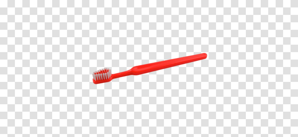 Red Plastic Toothbrush, Tool Transparent Png