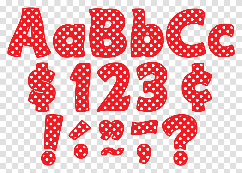 Red Polka Dots Funtastic 2 Polka Dots, Texture, Number, Rug Transparent Png