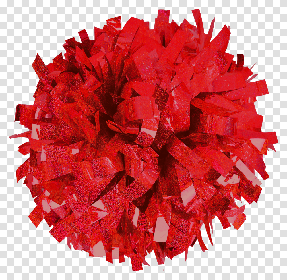 Red Pom Poms Lovely, Mineral, Crystal, Paper, Quartz Transparent Png