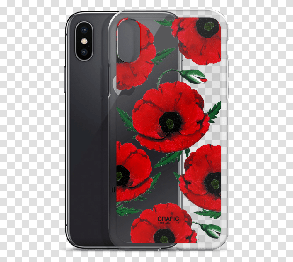 Red Poppy Iphone Xs Max Case, Electronics, Mobile Phone, Cell Phone, Plant Transparent Png