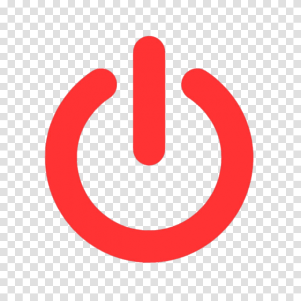 Red Power Button, Number, Logo Transparent Png