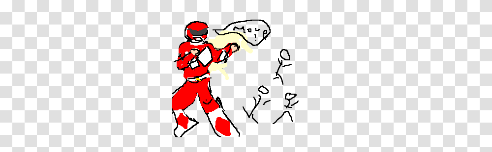 Red Power Ranger Say Move To Crowd Of Stickmen, Person, People, Fireman, Team Transparent Png