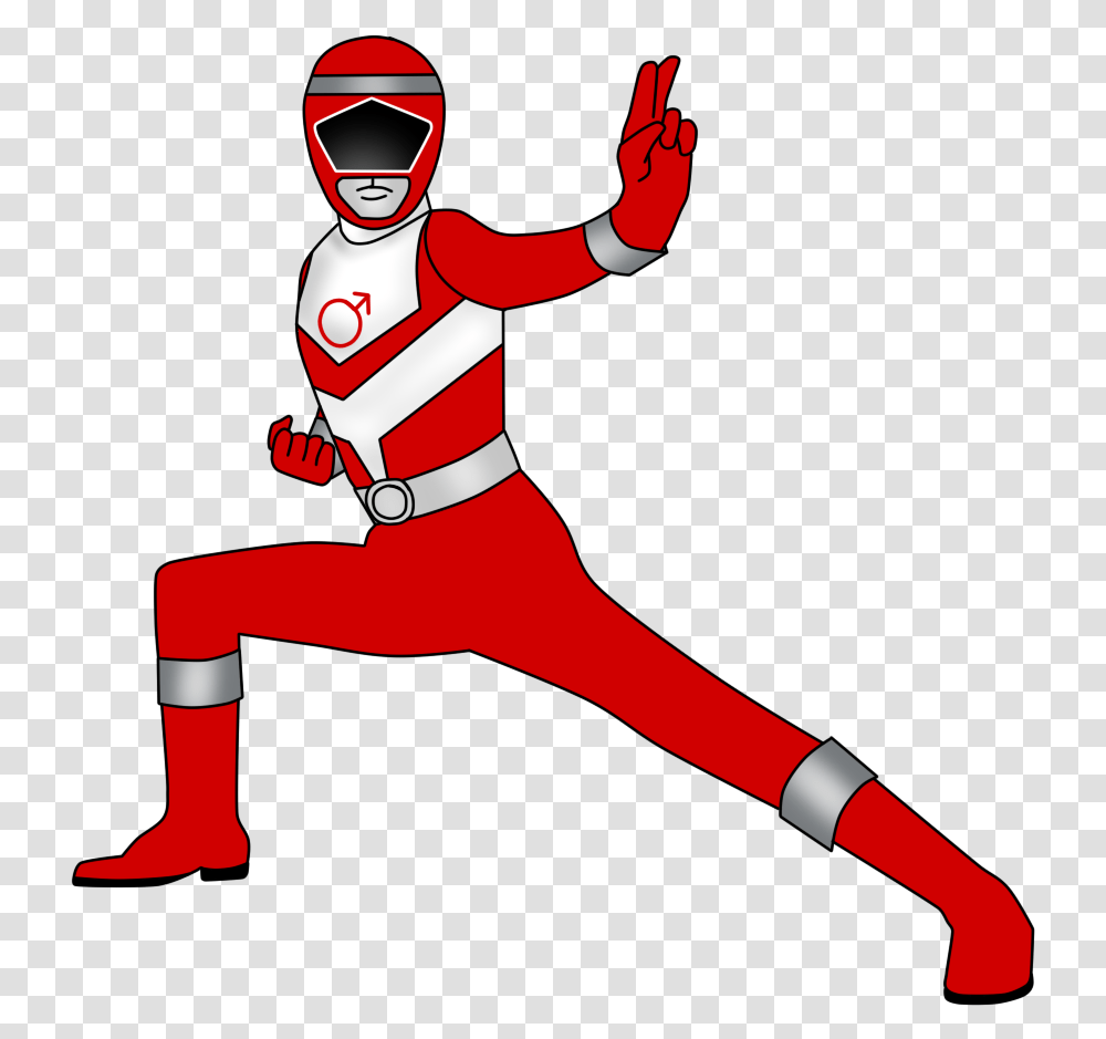 Red Power Ranger Svg, Person, People, Athlete, Sport Transparent Png