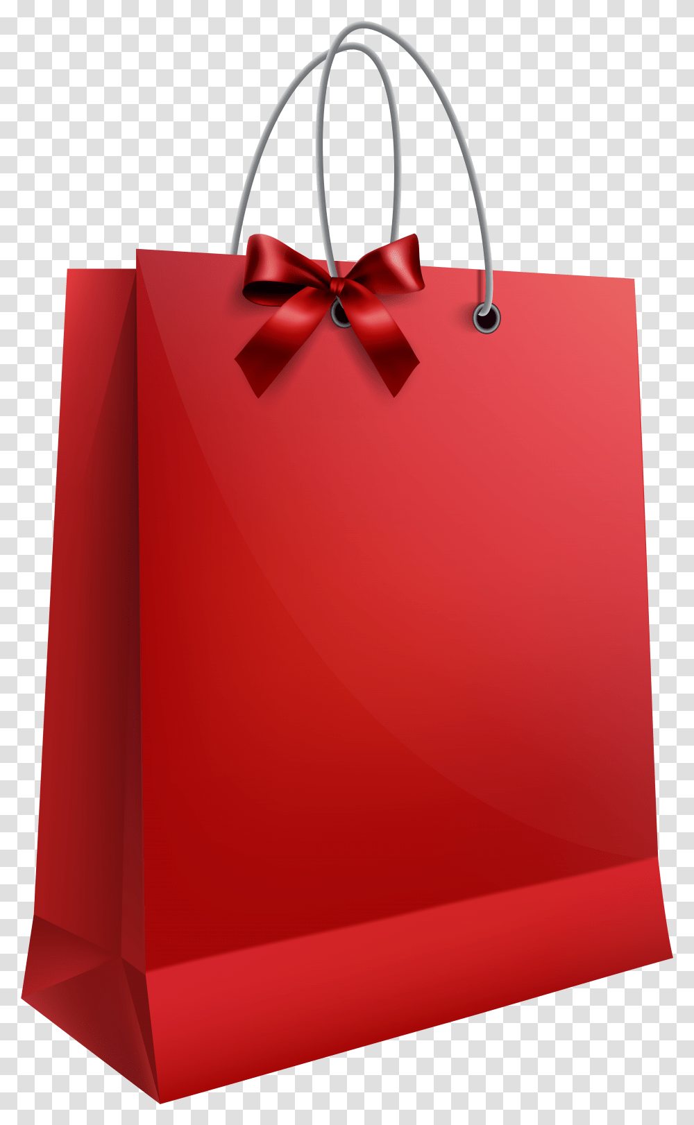 Red Present Clipart Bow, Shopping Bag, Tote Bag, Handbag, Accessories Transparent Png