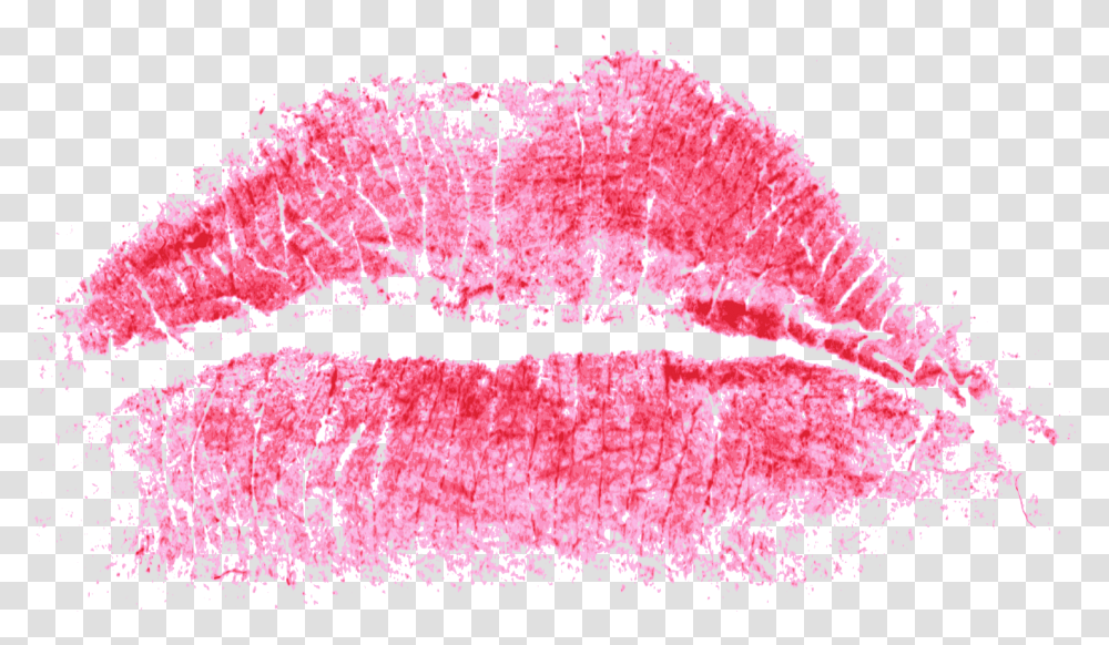 Red Print Of Kiss Lips Portable Network Graphics, Mouth, Paper, Tongue, Stain Transparent Png