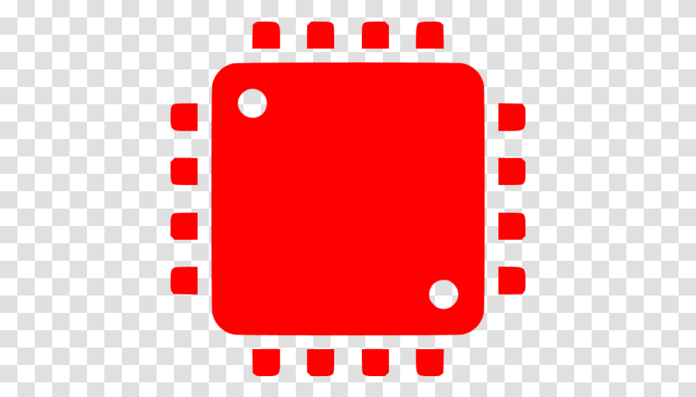 Red Processor Icon Free Red Processor Icons Orange Processor Icon, First Aid, Text, Urban, City Transparent Png