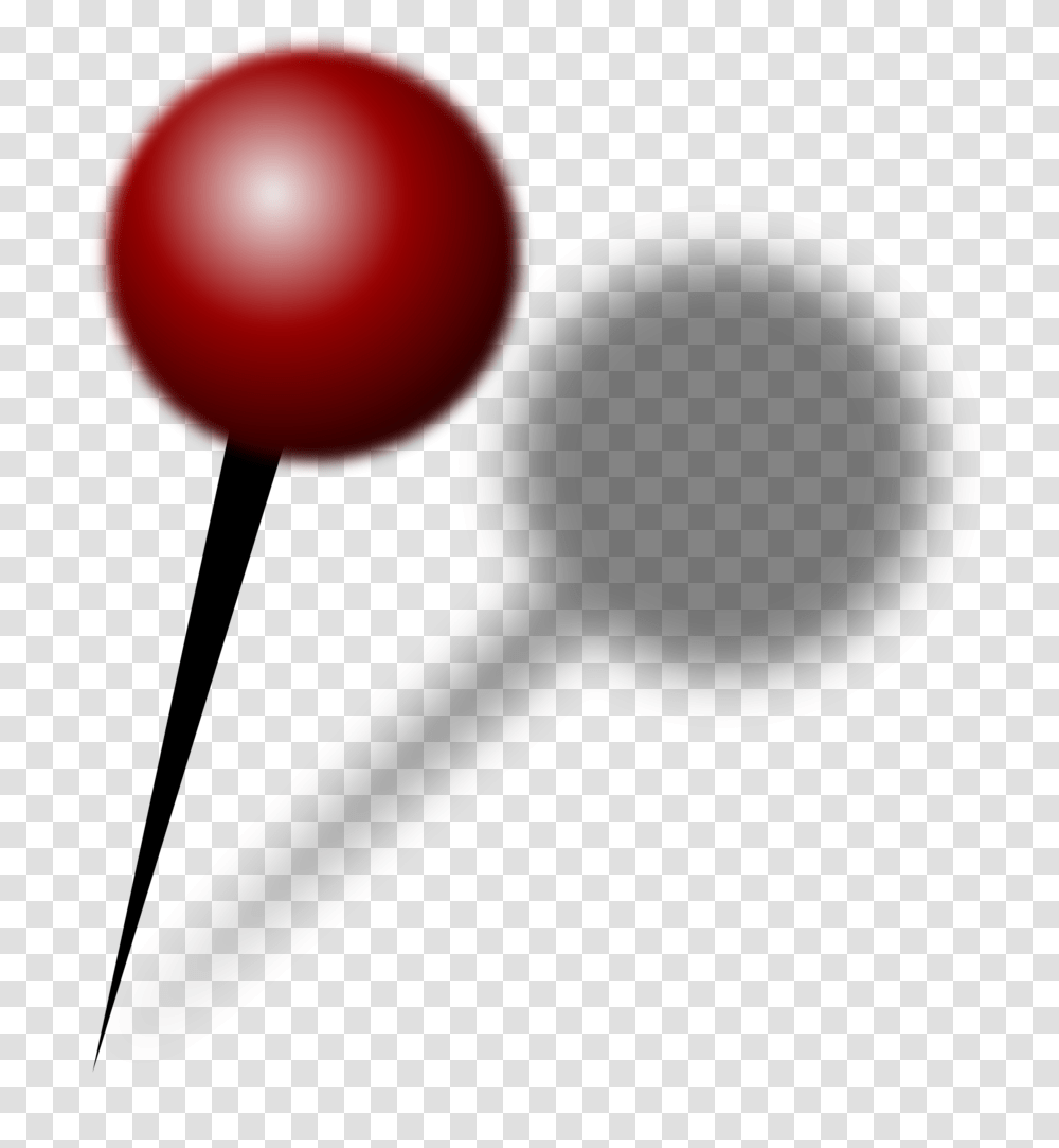 Red Push Pin, Sphere, Ball, Balloon Transparent Png