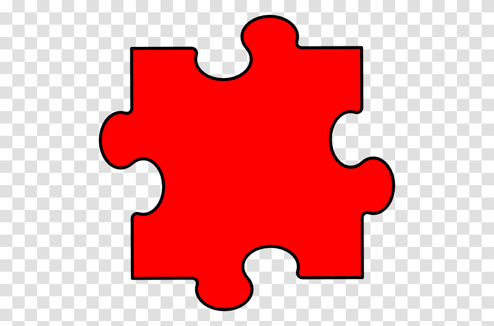 Red Puzzle Piece Clip Art At Clker Green Puzzle Piece Clipart, Game, Jigsaw Puzzle Transparent Png